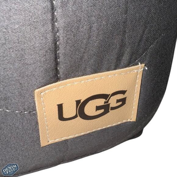 UGG Dawn King Quilt Set 3-Piece Ocean Blue | Cotton Washed Modern Bedding - Picture 7 of 12